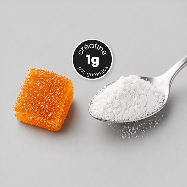 Gummies de Créatine Monohydrate | Végane, Fabriqué au Canada