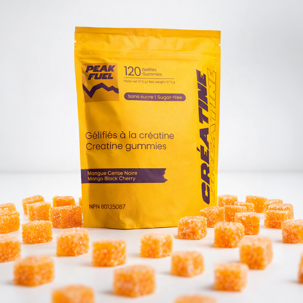 Gummies de Créatine Monohydrate | Végane, Fabriqué au Canada
