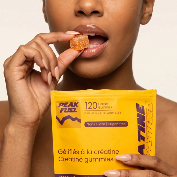 Gummies de Créatine Monohydrate | Végane, Fabriqué au Canada